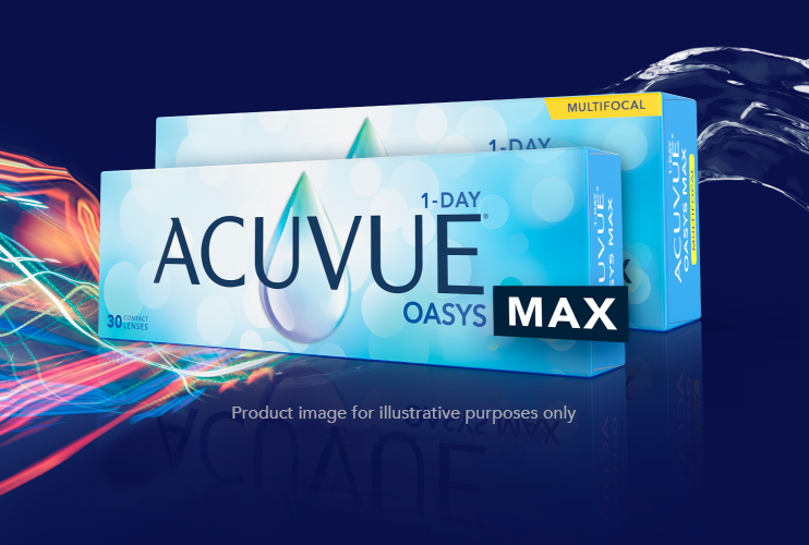 ACUVUE® OASYS MAX 1-Day family Packshots