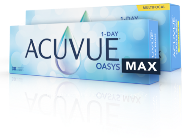 ACUVUE® OASYS MAX 1-Day family Packshots